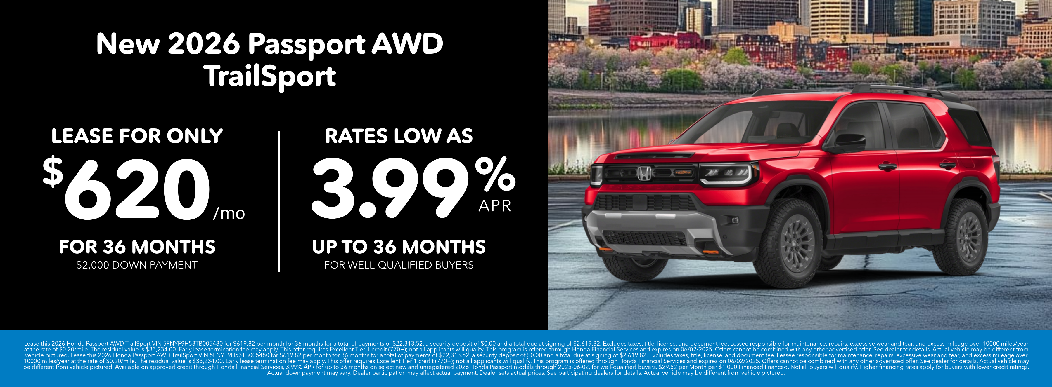 New Honda Special Offer